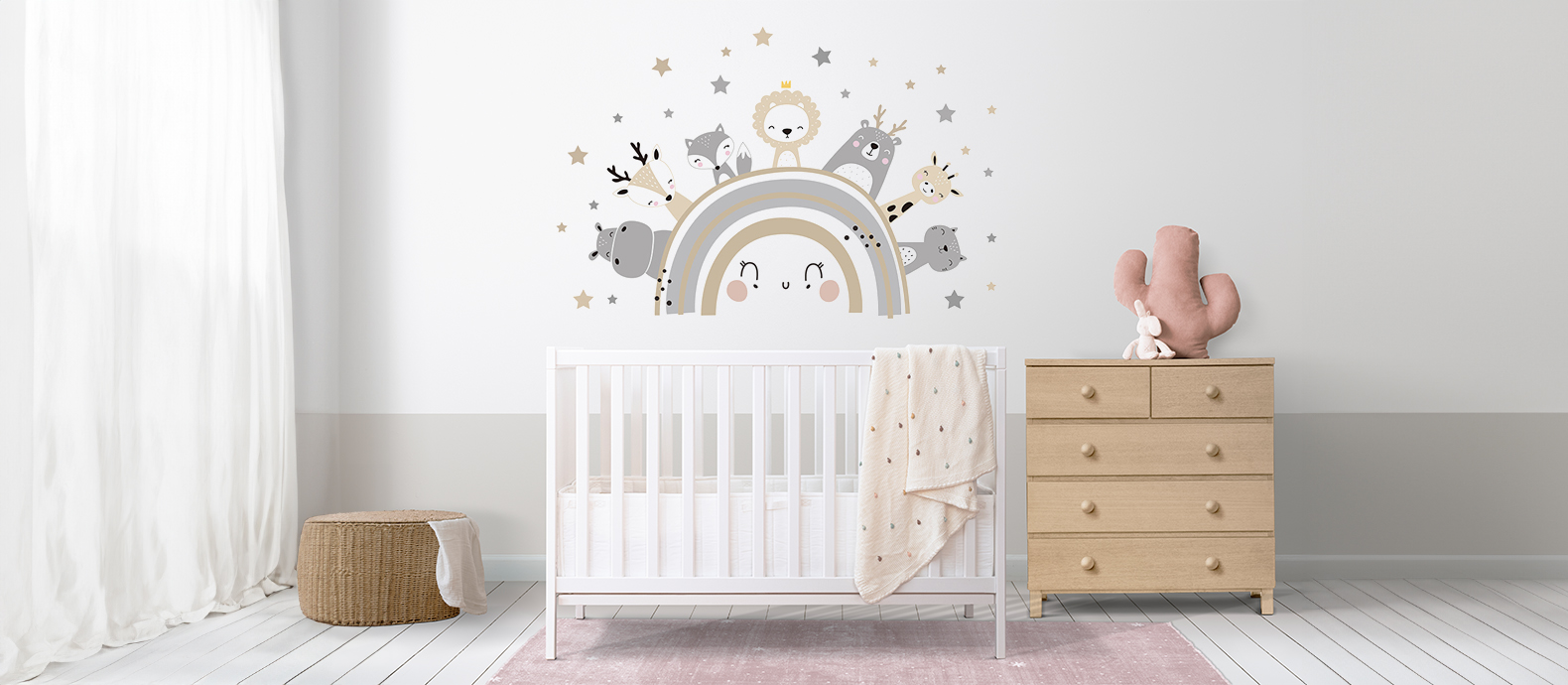 Self-adhesive wall stickers for children's rooms