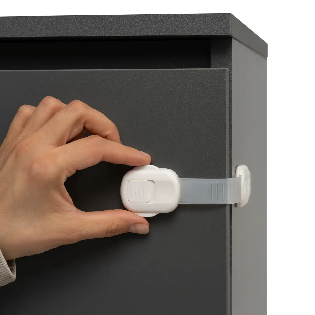 SIPO Adjustable Cabinet and Drawer Locks with Double Button - 6 pcs