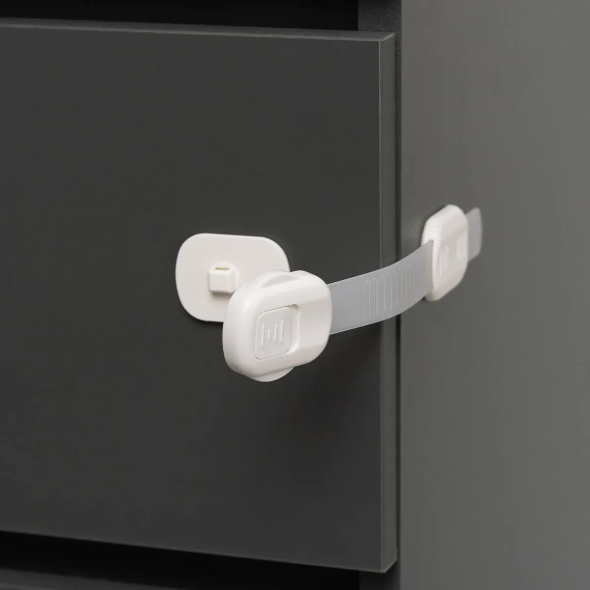 SIPO Adjustable Cabinet and Drawer Locks with Double Button - 6 pieces