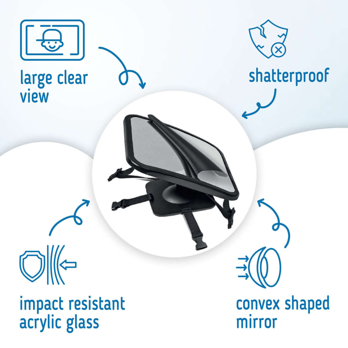 SIPO Car Mirror for Baby