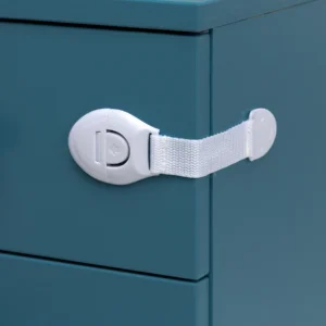 SIPO Elastic Cabinet and Drawer Locks with Snap Closure
