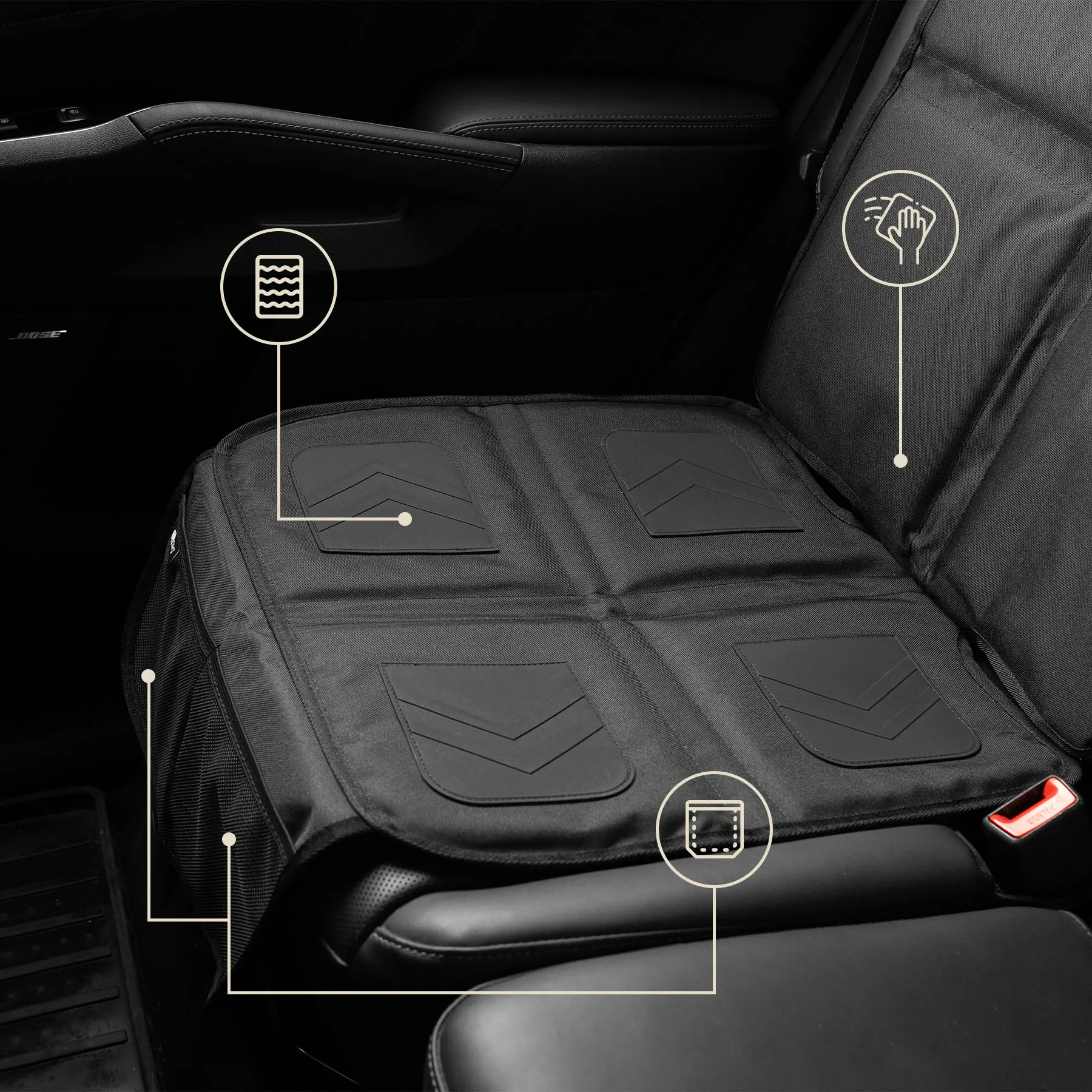 SIPO Car Seat Padding Protector