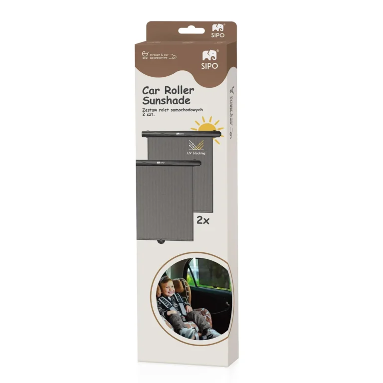 SIPO Car Roller Sunshade retail packaging