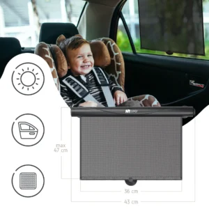 SIPO Car Roller Sun Shade for Child Protection