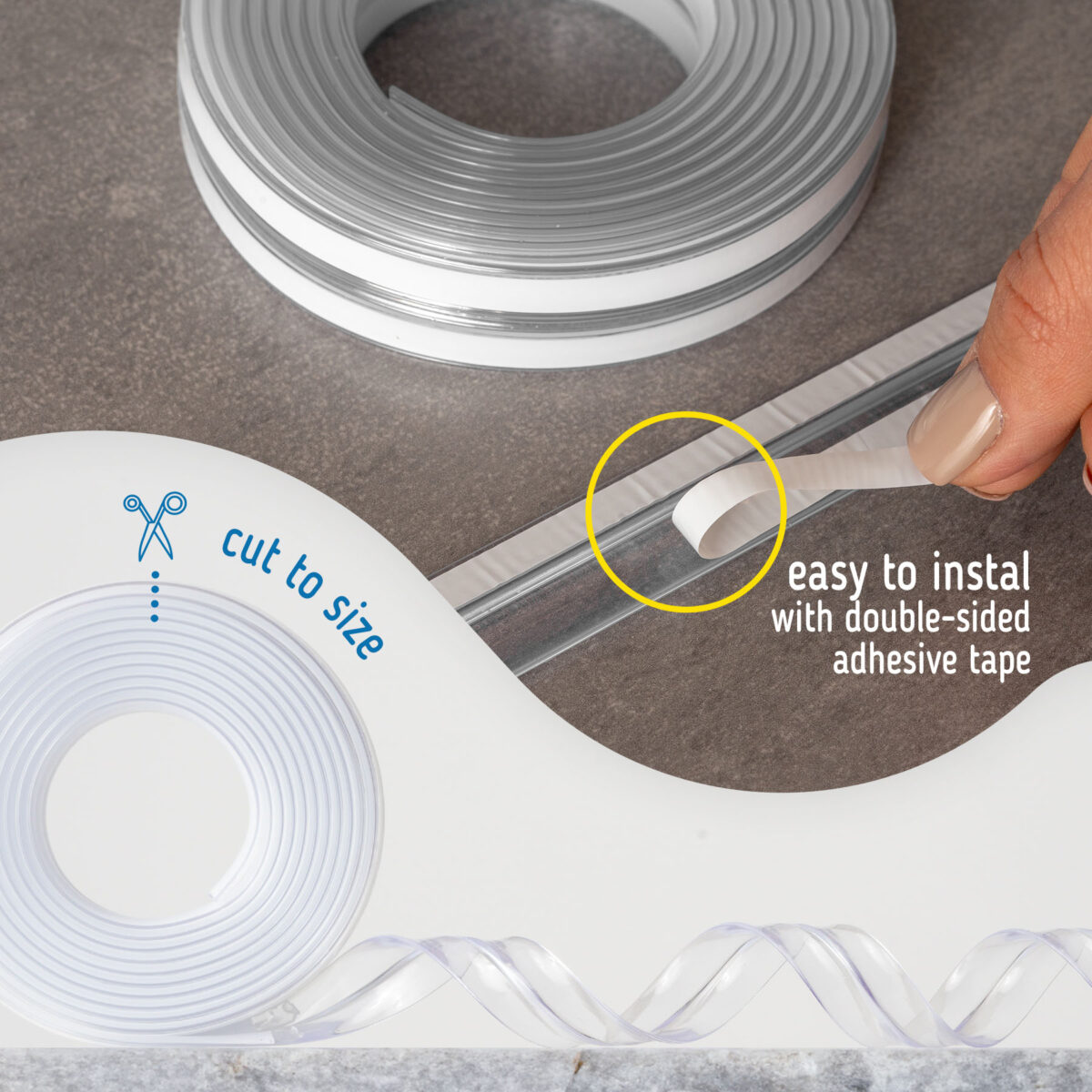 SIPO Clear Edge Protector Tape for Furniture - 3 Meters