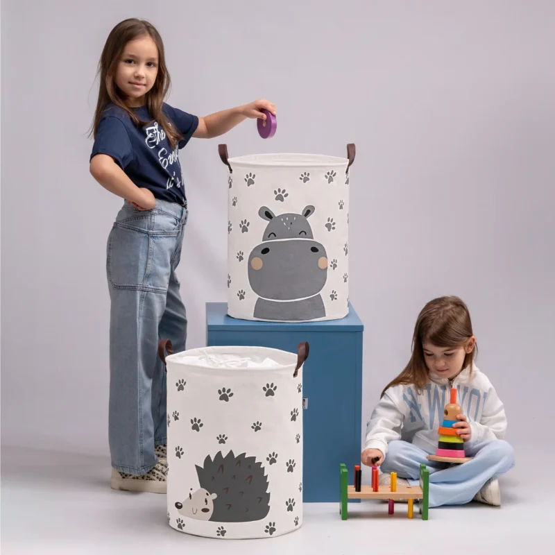SIPO Toy storage basket for kids room XL - hippo