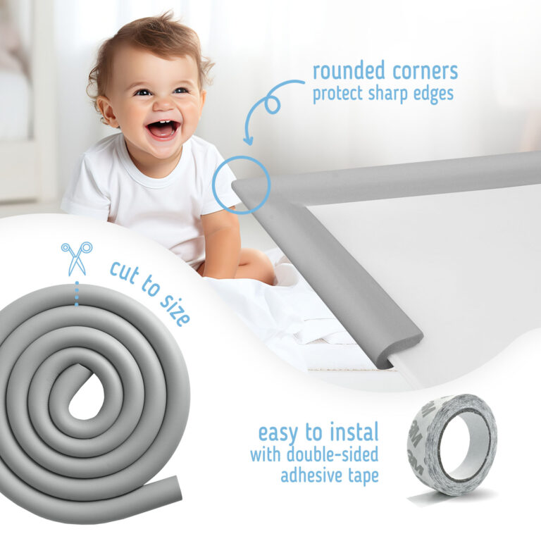 SIPO Foam Edge Protector Tape for Glass Furniture - 2 Meters