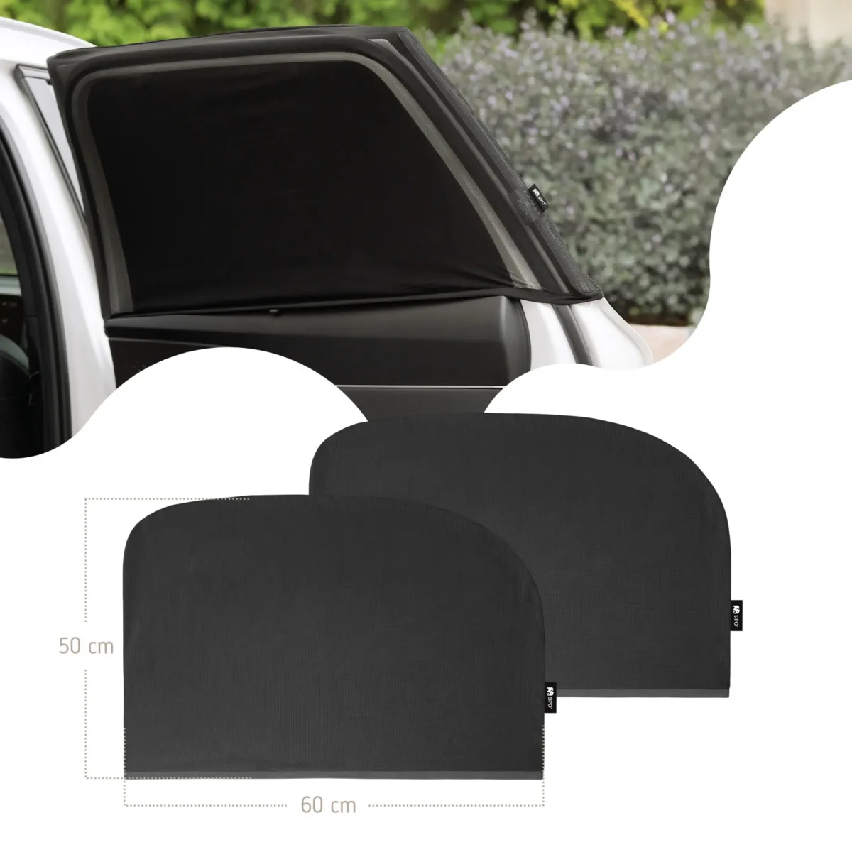 Sipo stretchable car window shades