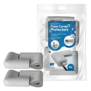 SIPO Foam Corner Protectors for Glass Furniture - Baby Safety