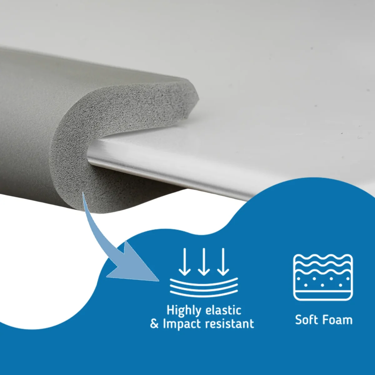 SIPO Foam Edge Protector Tape for Glass Furniture