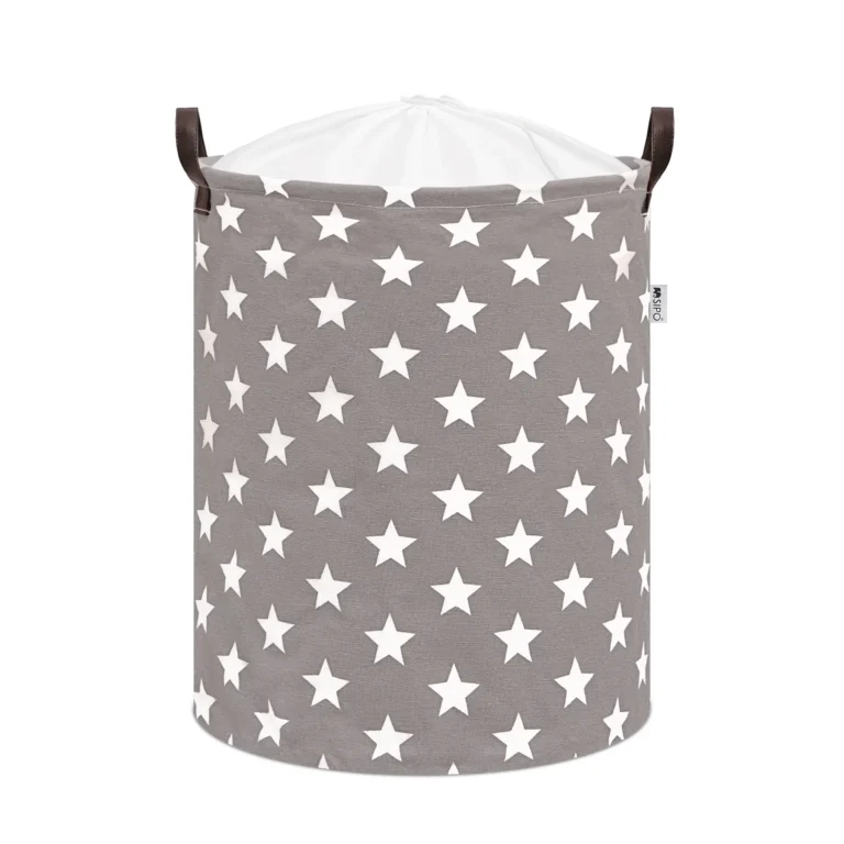 SIPO Bawełniany kosz na zabawki XL - gwiazdki