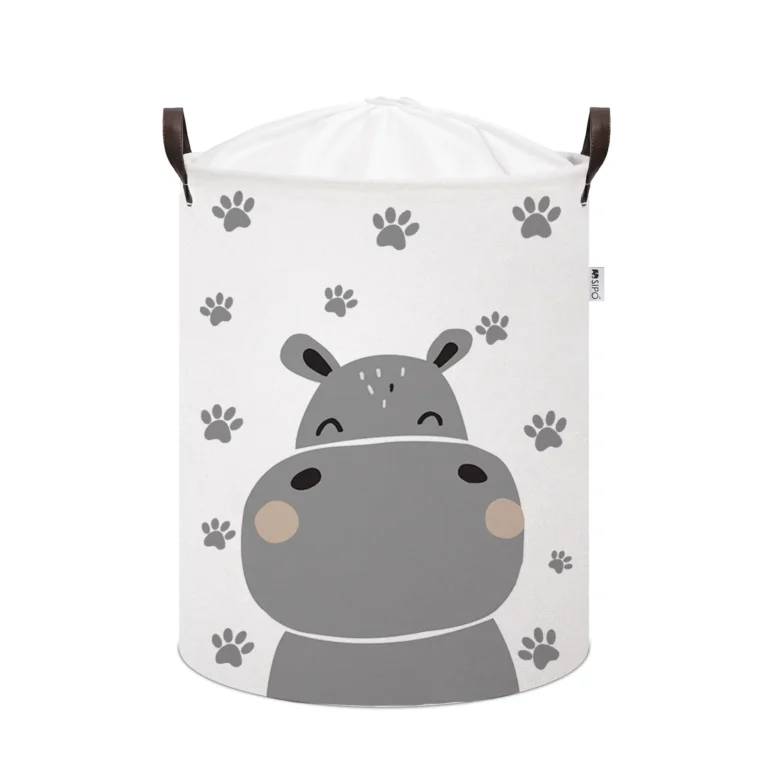 SIPO Bawełniany kosz na zabawki XL - hipo