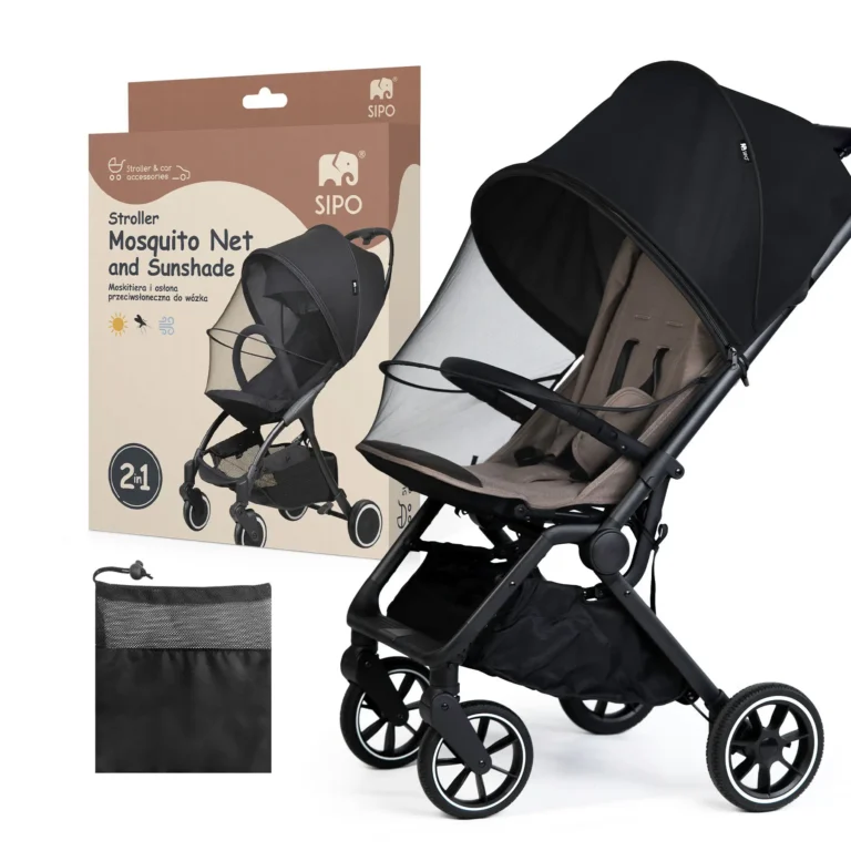 SIPO Moskitiera do wózka nosidła gondoli