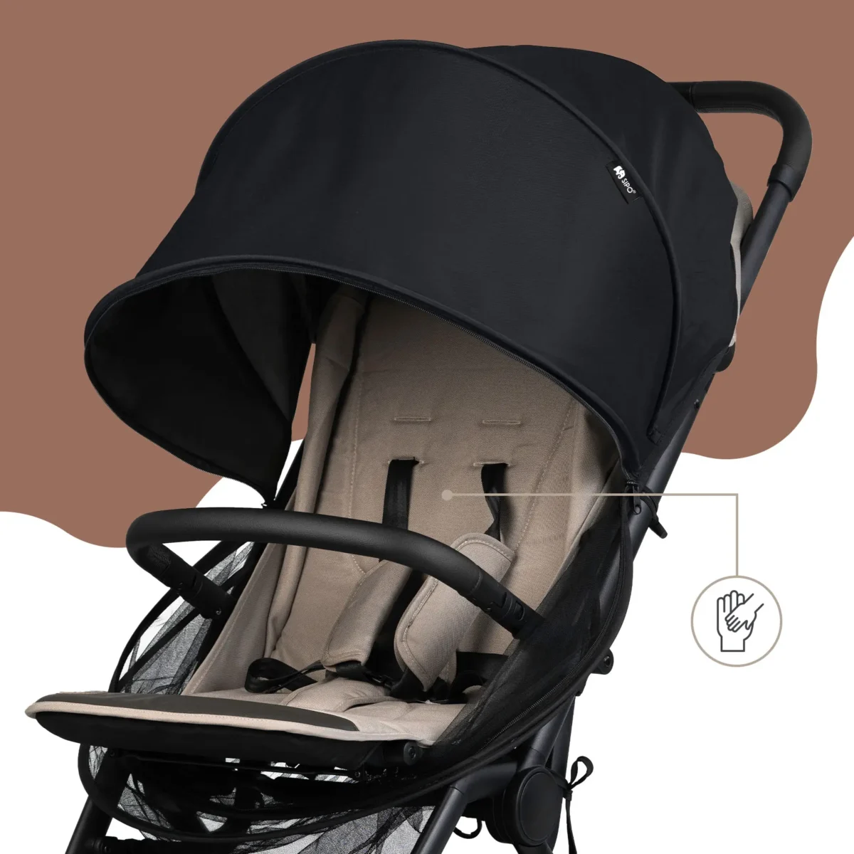 SIPO Uniwersalna moskitiera do wózka