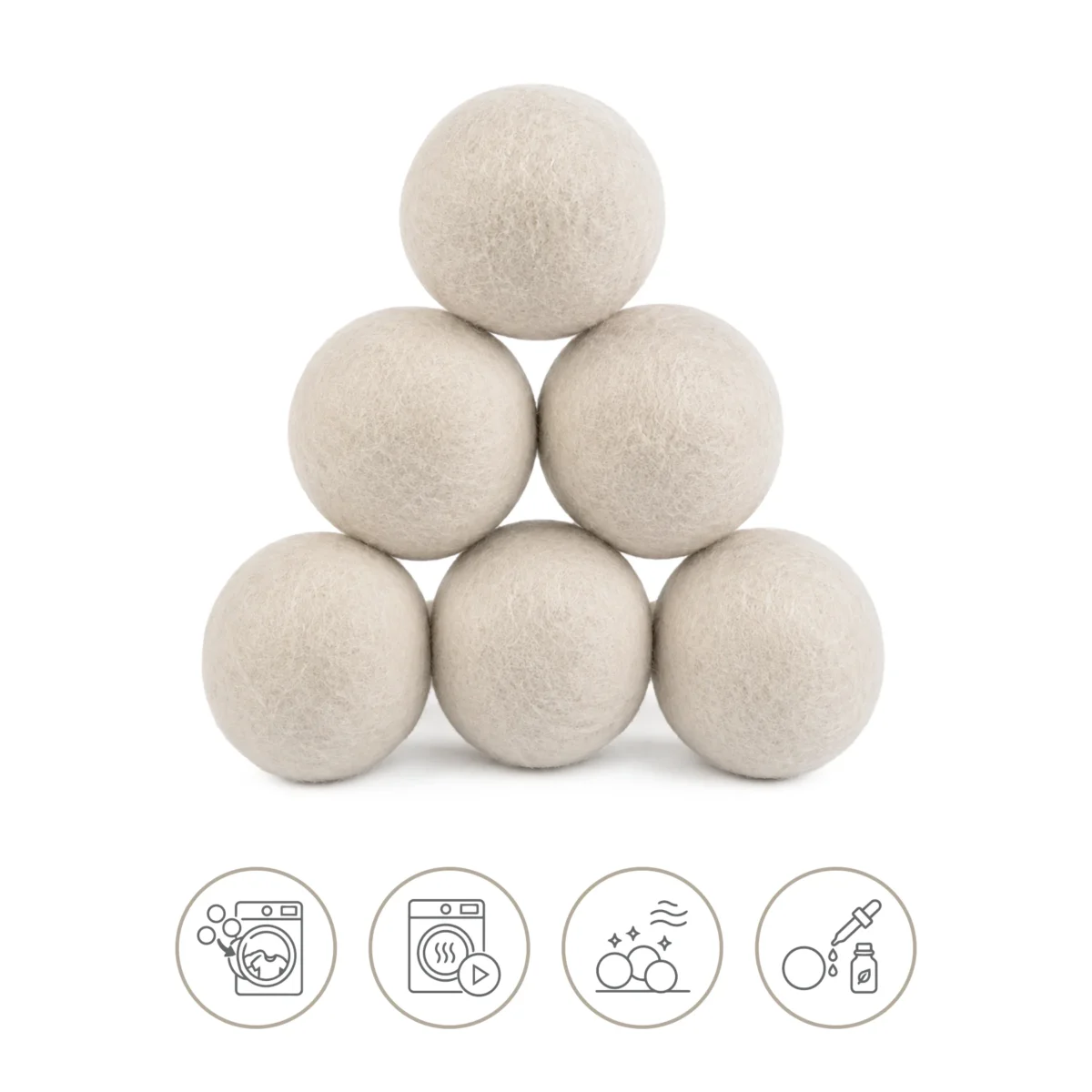 SIPO New Zealand Wool Dryer Balls