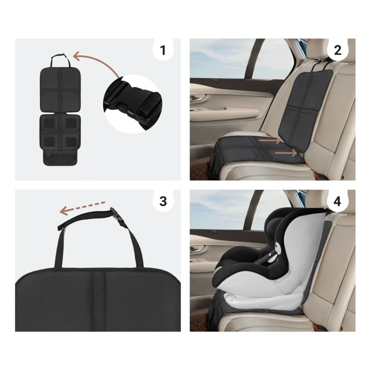 SIPO Ochronna mata pod fotelik