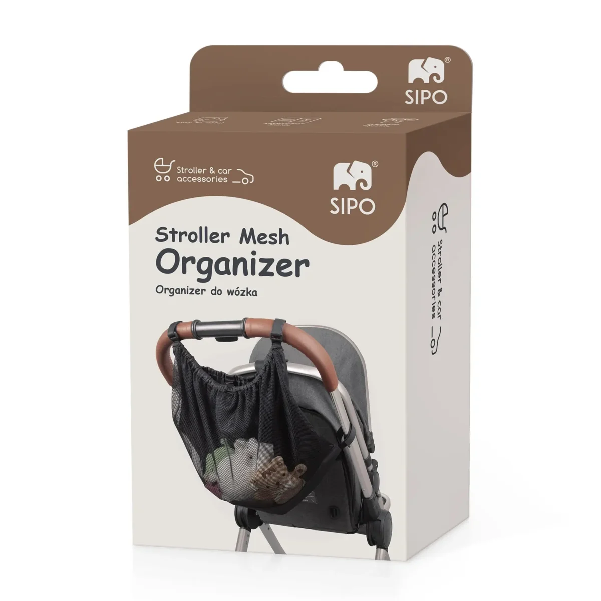 Sipo - organizer do wózka – opakowanie produktu.