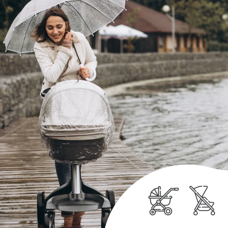 SIPO Folia przeciwdeszczowa na wózek spacerowy