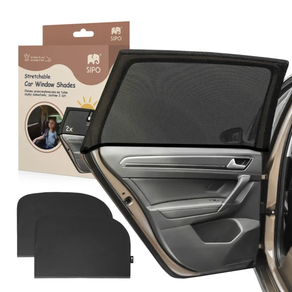 SIPO Elastyczne osłony przeciwsłoneczne na szybę do samochodu