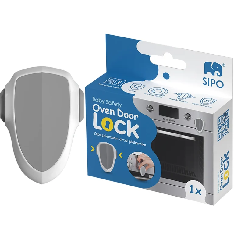 SIPO Oven Door Lock for Child Safety - White