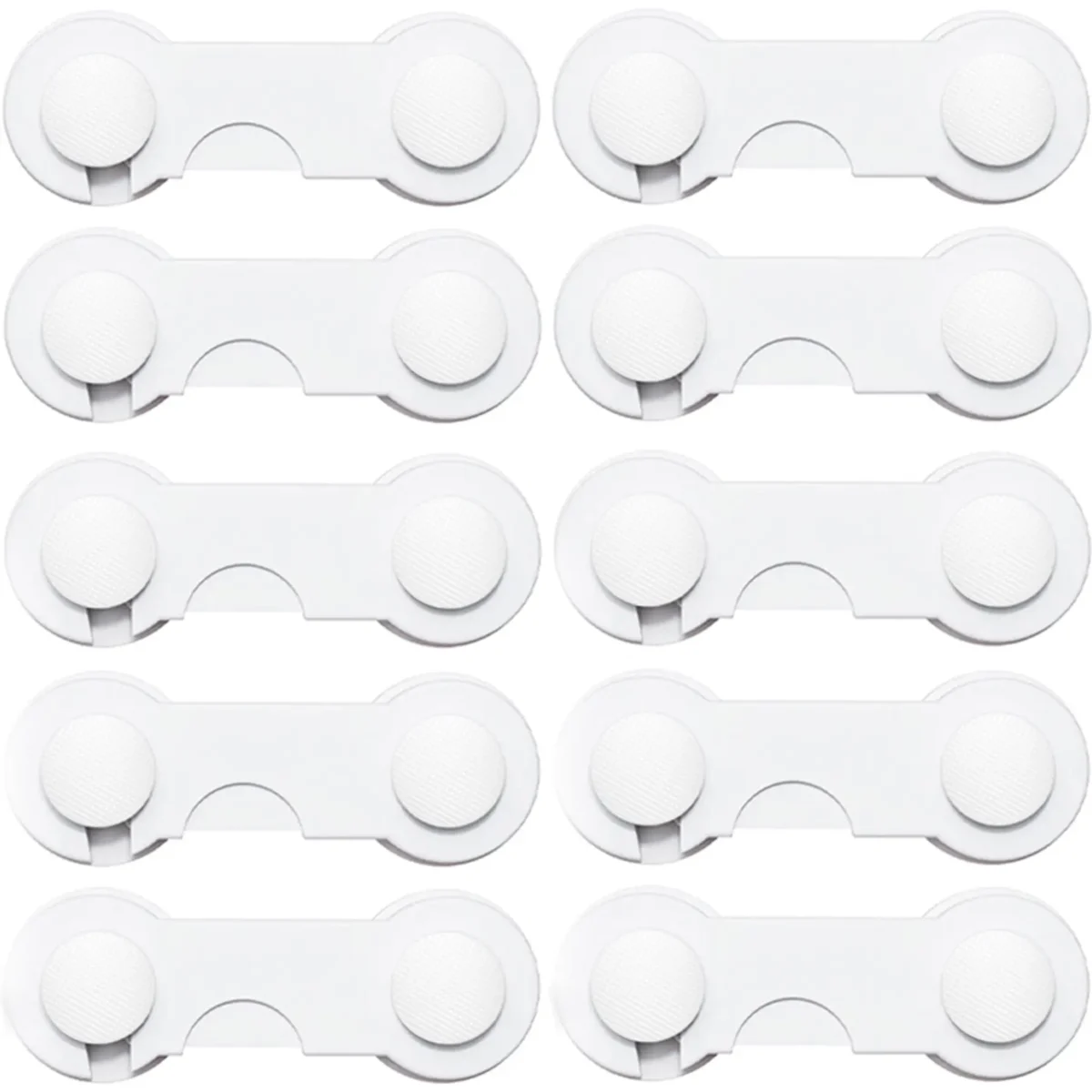 SIPO Snap-Lock Cabinet and Drawer Locks - 10 pcs