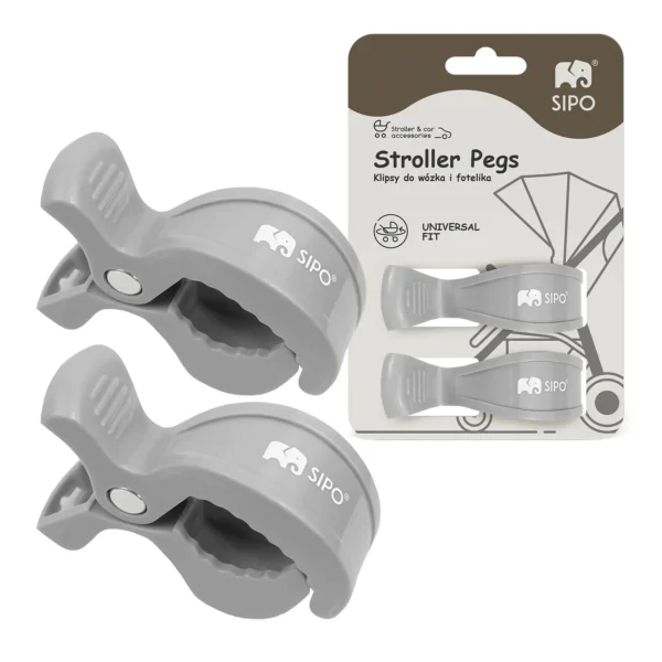 Sipo stroller clips – product packaging