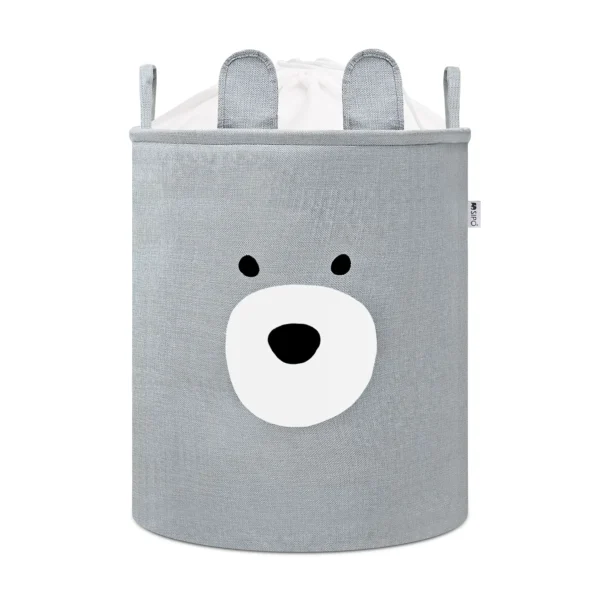 SIPO Premium toys storage basket with drawstring - bear