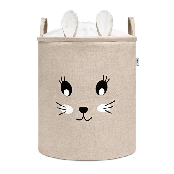 SIPO Large toy storage basket for girls - XXL - Rabbit