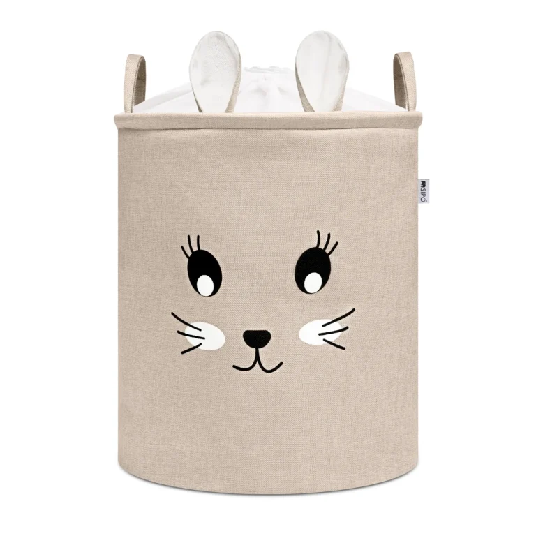 SIPO Large toy storage basket for girls - XXL - Rabbit