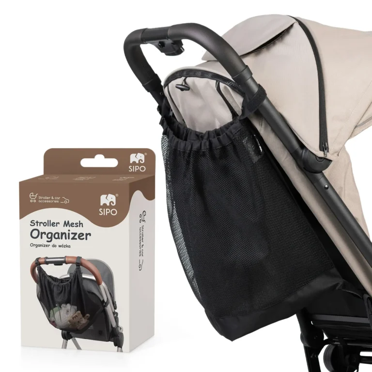 Sipo stroller mesh organizer – empty black mesh