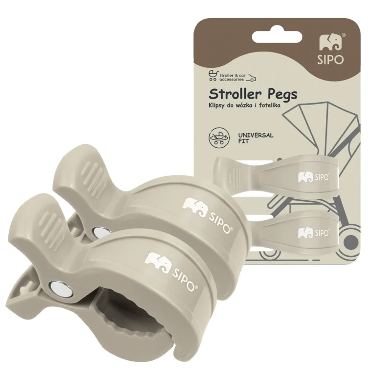 SIPO Clips for stroller - beige