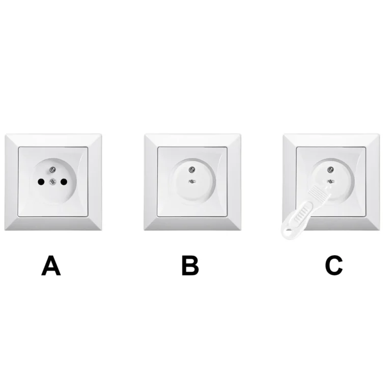 SIPO Zabezpieczenia do kontaktów elektrycznych przed dzieckiem - białe