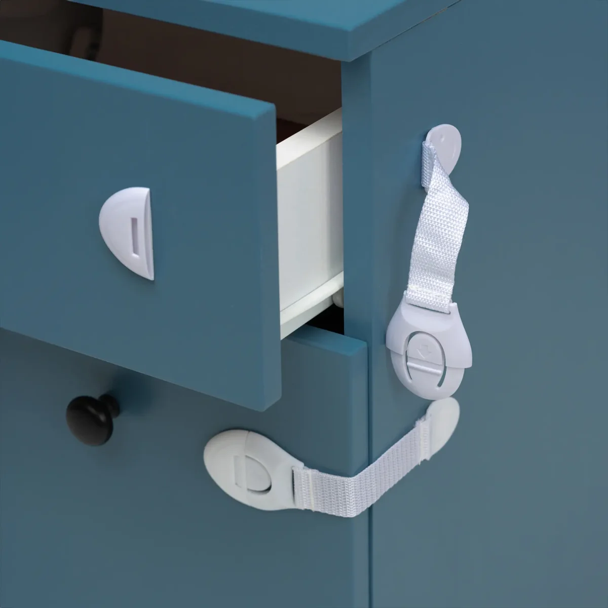 SIPO Blokada na zatrzask szaf i szuflad - 10 sztuk