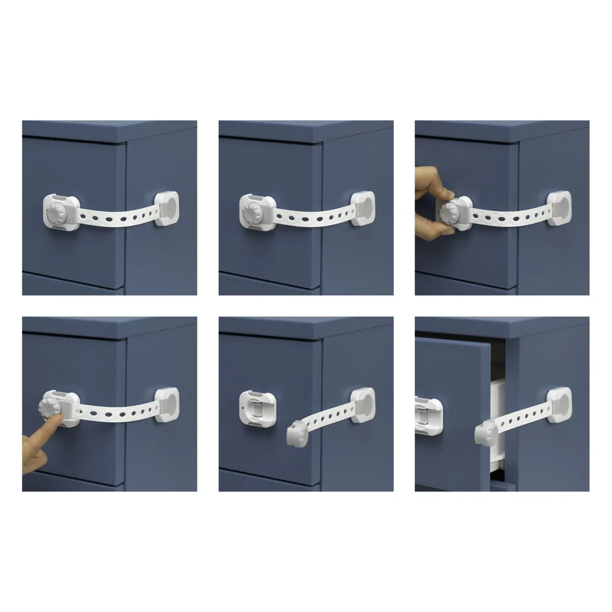 SIPO Zabezpieczenie szaf i szuflad obrotowe