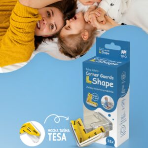 Silikonowe zabezpieczenie narożników z mocną taśmą dwustronną