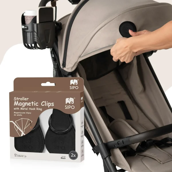 Sipo magnetyczne klipsy do wózka