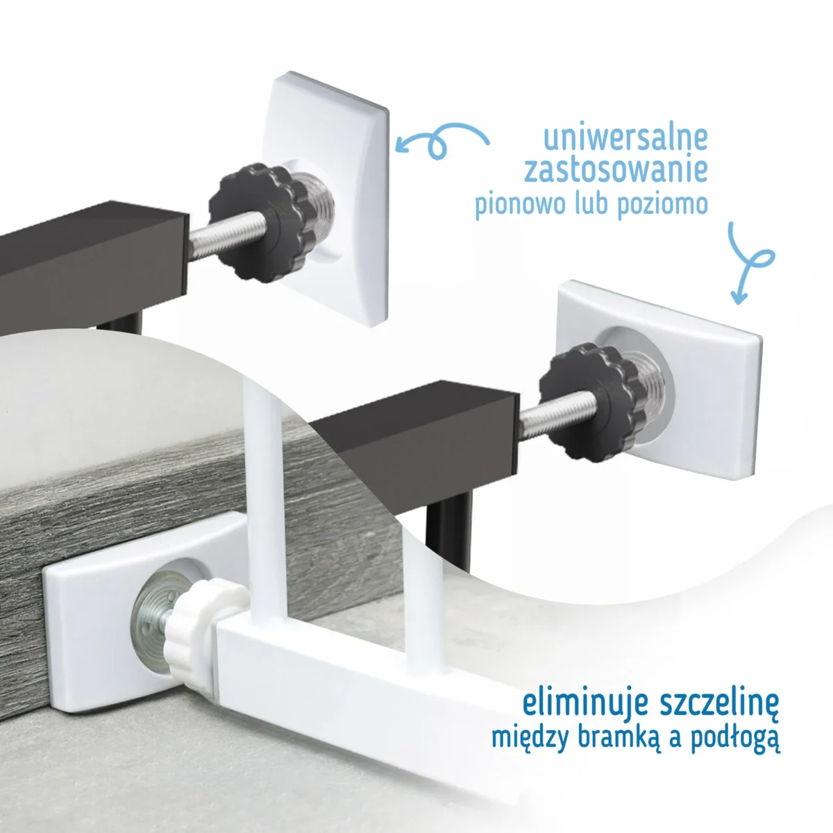 Podkładki ochronne ścienne do bramek zabezpieczających - zestaw 4 sztuk - obrazek 5