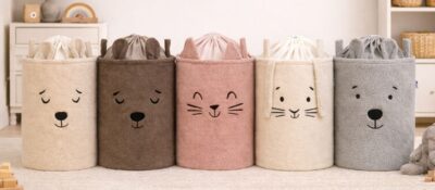 New Toy Basket Collection – Bouclé Premium Model