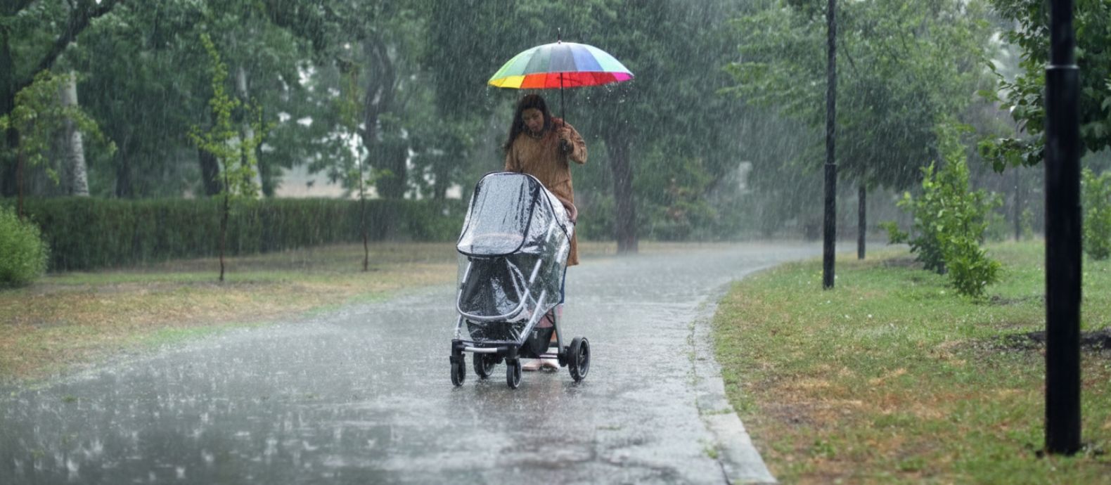 Walking with Your Child in the Rain – What Clothes and Accessories Should You Choose?