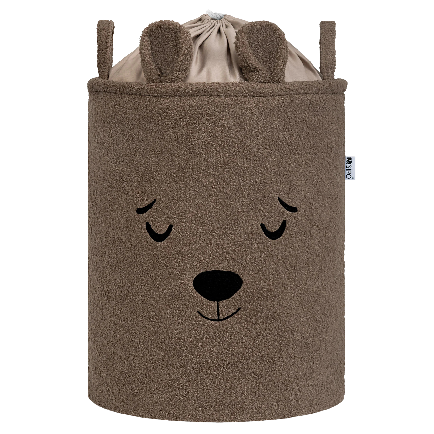 Bawełniany kosz na zabawki z koparki i traktory